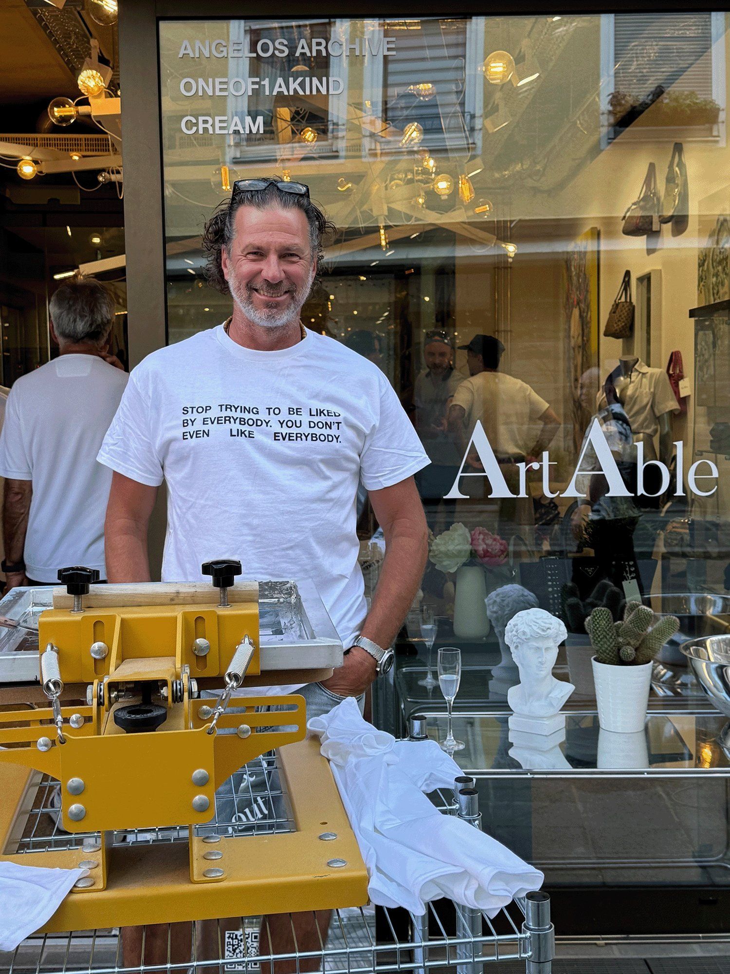 Siebdruck-Workshop bei Artable