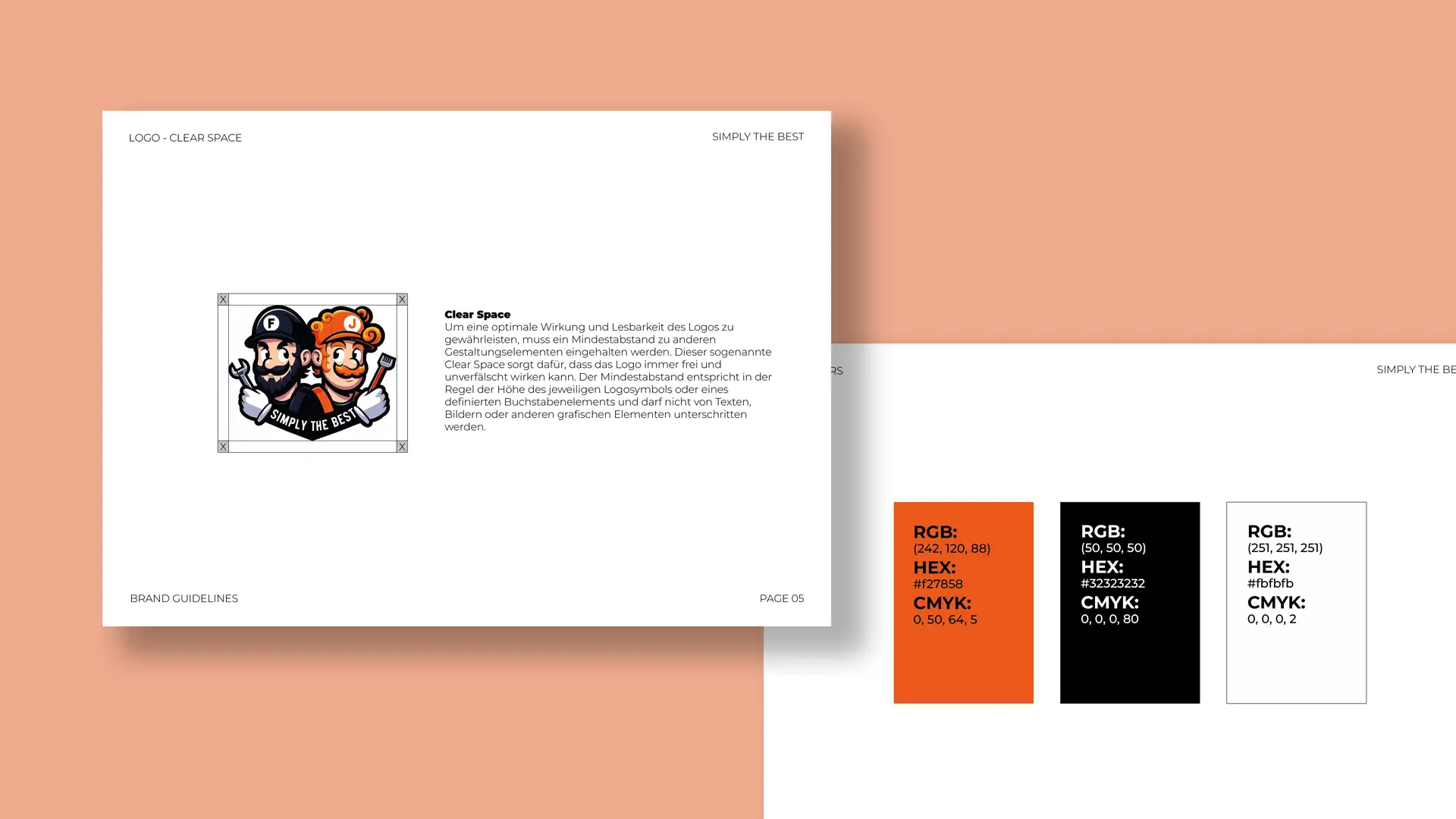 Corporate Identity und Brandbook für Simply the Best